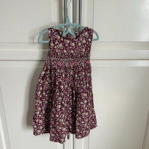 🌸💜 Vintage OshKosh Purple Floral Dress – Size 4T 💜🌸